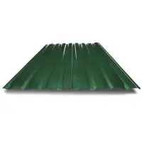 Профнастил С21 0,35 мм зеленый RAL 6005 1м